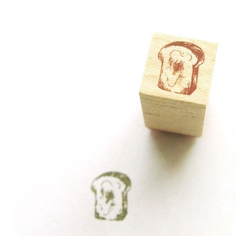 飾れるミニスタンプ　バタートースト - 印章/印台 - 木頭 