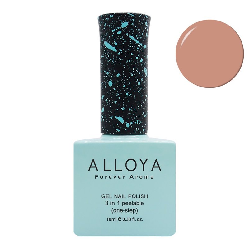 V113 栗子牛奶 /環保光撩膠 - 指甲油/指甲貼 - 其他材質 卡其色