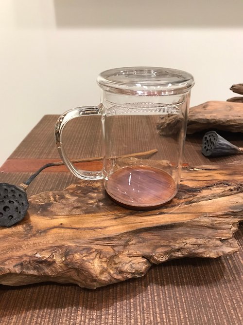 豐曜-陶藝廊·茶空間 玻璃月牙馬克杯