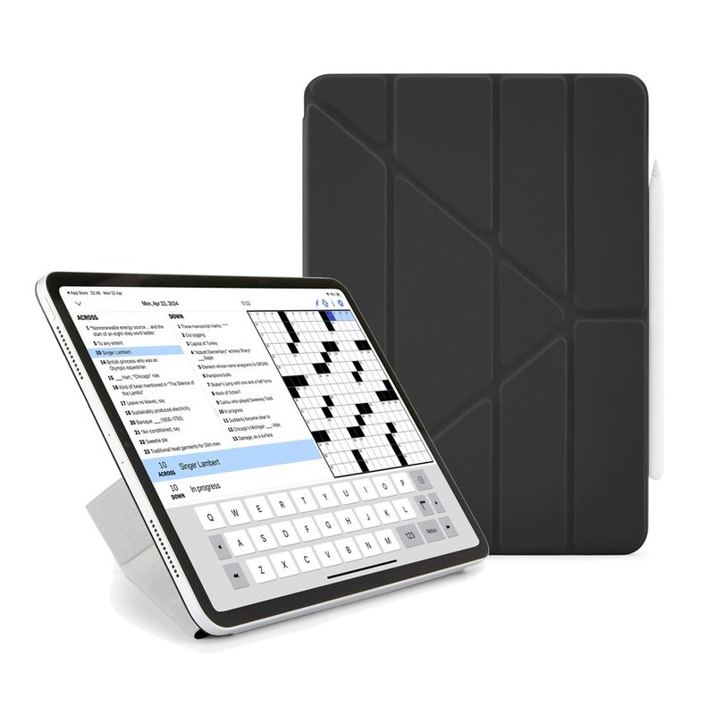 Pipetto iPad Pro 11吋/13吋(2025/24)Origami Folio磁吸式保護套 - 平板/電腦保護殼/保護貼 - 塑膠 黑色