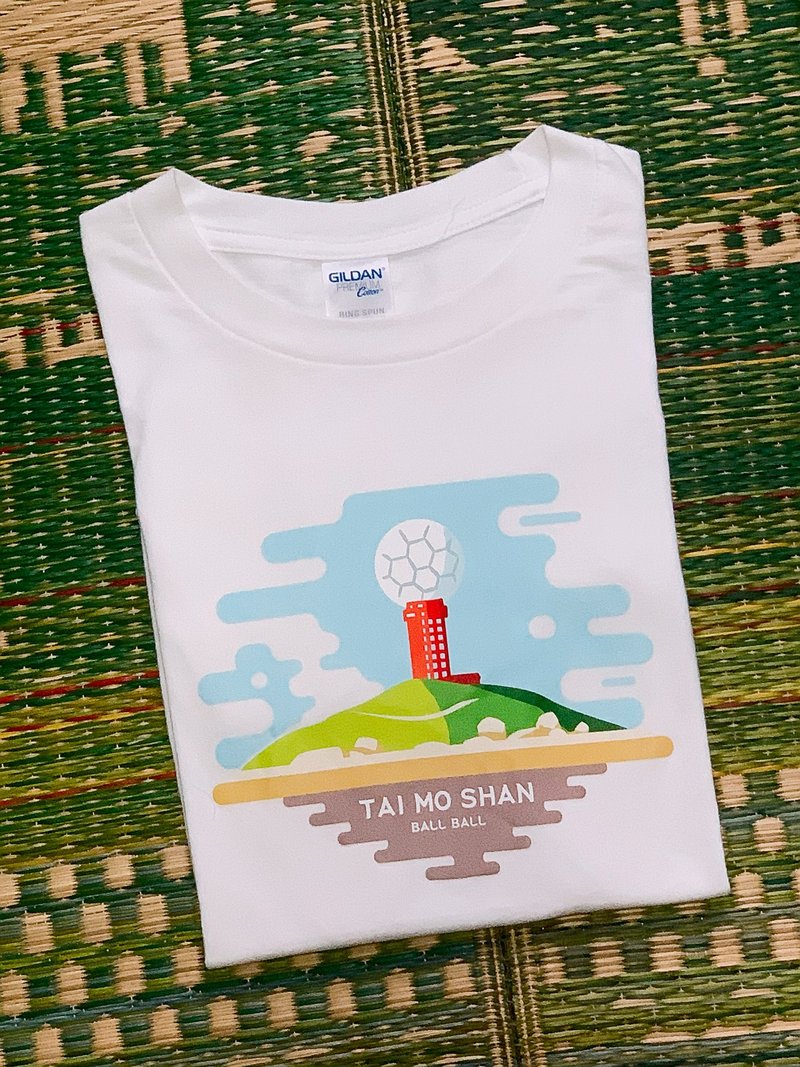 大帽山 女裝 TShirt - 女 T 恤 - 棉．麻 白色