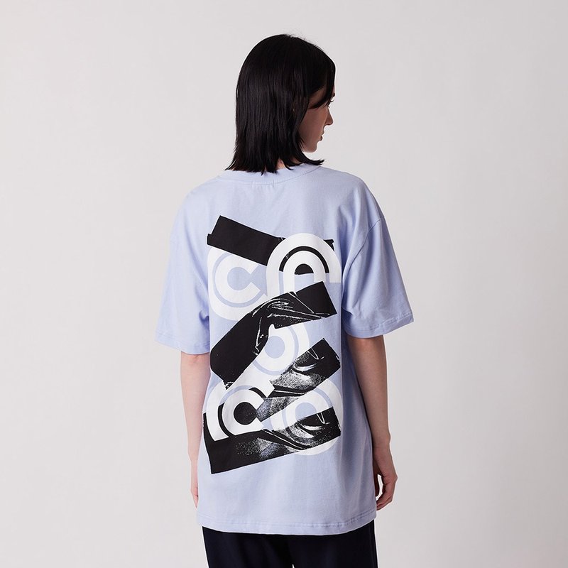 The Artist Collection Cotton Print Tee - เสื้อยืดผู้หญิง - ผ้าฝ้าย/ผ้าลินิน สึชมพู