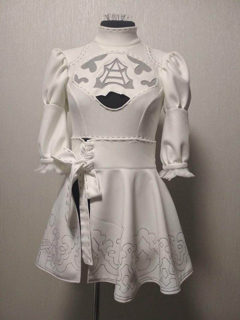 NieR: Automata - 2B - YoRHa 2 Type B cosplay costume revers white - 其他 - 其他材質 白色