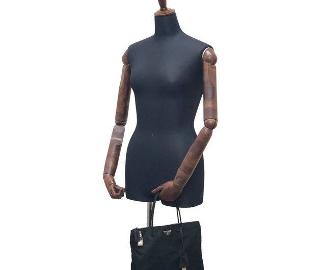 ハンドバッグ PRADA Padlock handbag Black Prada Large Re-Nylon Top Handle Bag with Lock | Saks Fifth