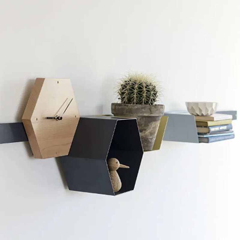 Design Bite Hexagon六角系列專用置物盒 幾何 (4色可選) - 居家收納/收納盒/儲物盒 - 其他金屬 多色
