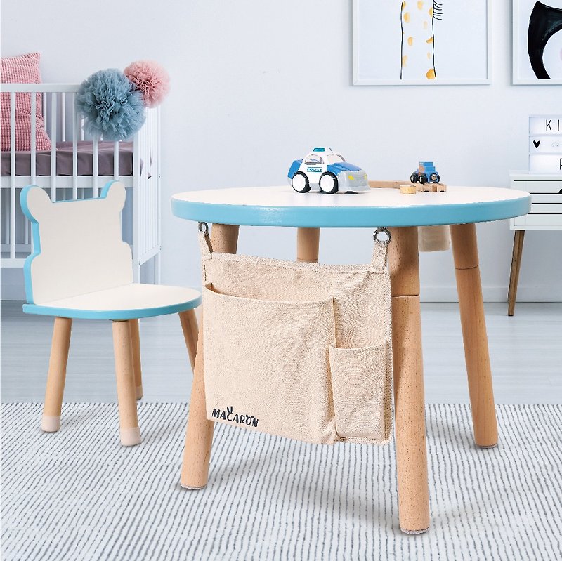 馬卡龍兒童抗菌遊戲圓桌 - 兒童家具/傢俬 - 木頭 白色