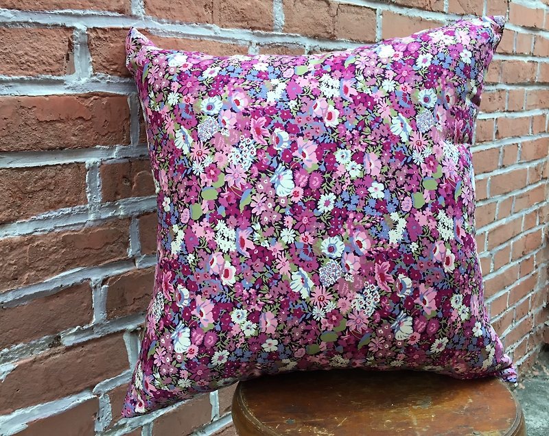 British fine cotton/country chrysanthemum pillow - Pillows & Cushions - Cotton & Hemp Multicolor