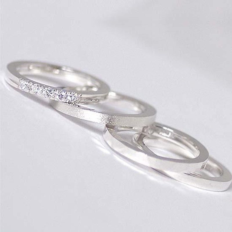 女性のための重ね付けリング - 戒指 - 其他金屬 銀色