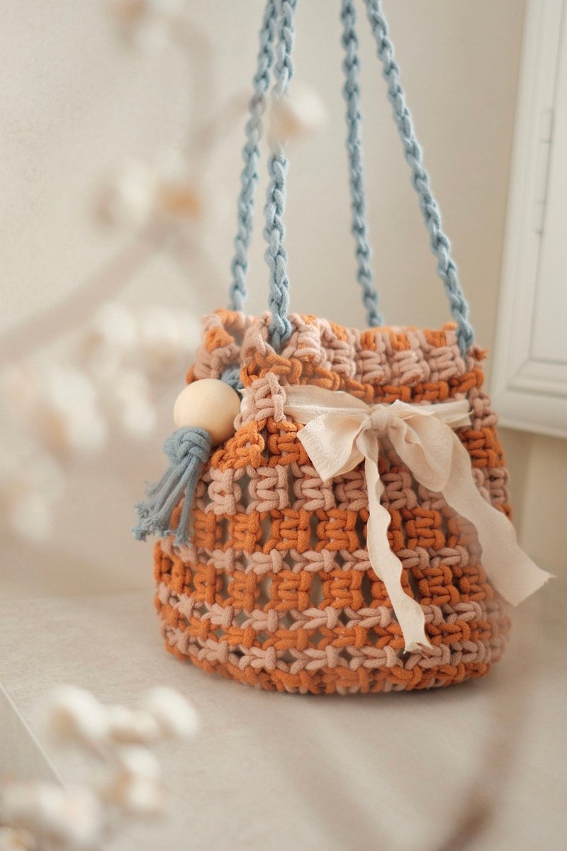 [Tainan] Exclusive basic course for woven bucket bag beginners - Knitting / Felted Wool / Cloth - Cotton & Hemp 