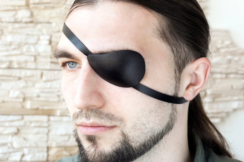 Goro Majima Eye Patch | Cosplay Eye Patch | Slim Eye Patch | Majima Goro Cosplay - 眼罩 - 真皮 