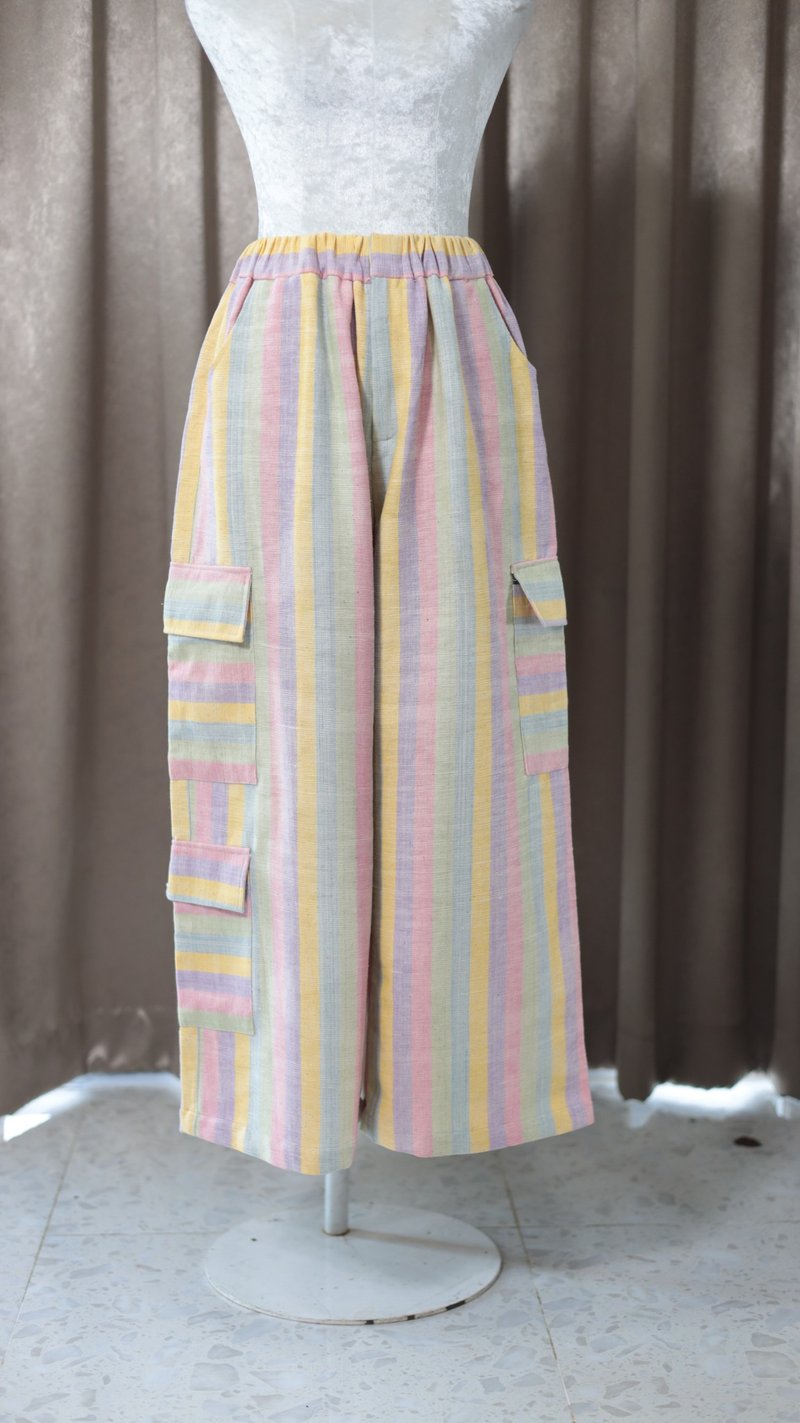 Loom & Leaf - Artisanal Cargol Pant - 男長褲/休閒褲 - 棉．麻 多色
