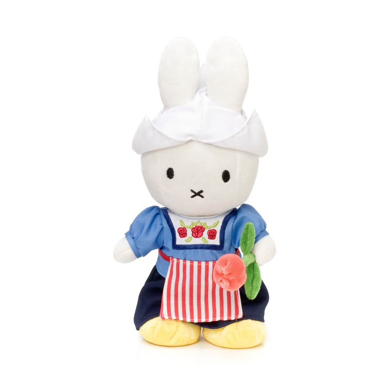 Bon Ton Toys | Miffy Farmers Wife with Tulip – 24 cm - ตุ๊กตา - วัสดุอื่นๆ หลากหลายสี