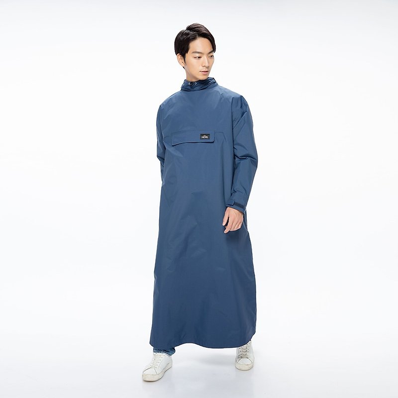 (完售)【MORR】PostPosi環保反穿雨衣-寧靜藍_專為機車族設計 - 雨傘/雨衣 - 聚酯纖維 藍色