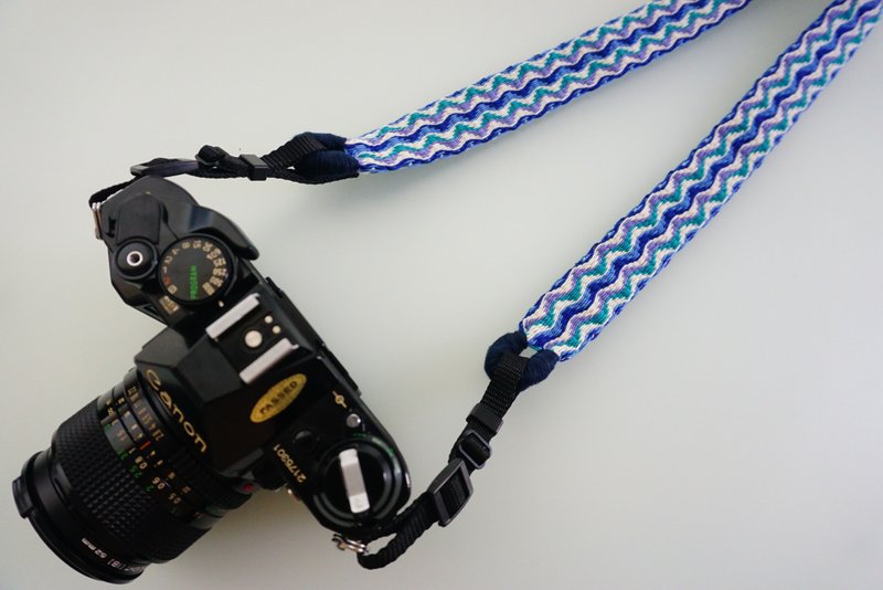 Camera Strap Bilateral Wide Hole Mobile Phone Crossbody Strap - ขาตั้งกล้อง - ผ้าฝ้าย/ผ้าลินิน หลากหลายสี