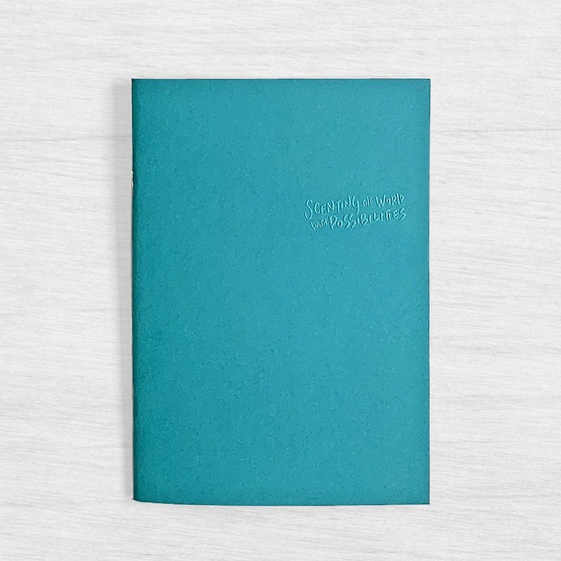 【Scented Notebook】A5-Blue Agava&Cacao Scent - สมุดบันทึก/สมุดปฏิทิน - กระดาษ สีน้ำเงิน
