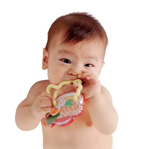 唯可(日本People、學研總代理) 美味拉麵咬舔玩具/寶寶玩具/嬰兒玩具-快速出貨