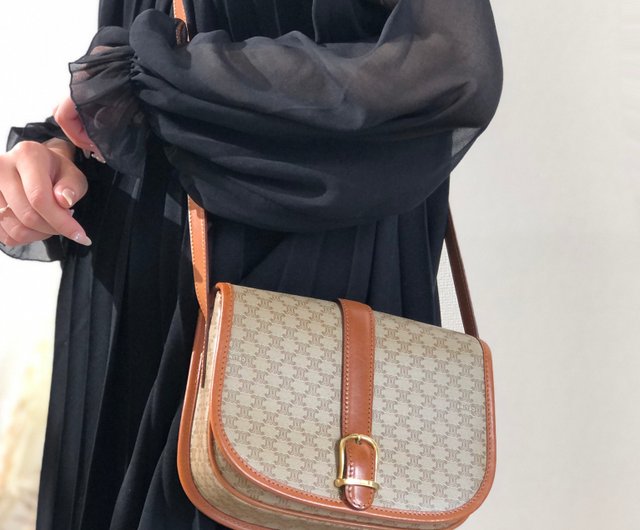 日本直送 名牌中古包 】CELINE セリーヌ マカダム フロント