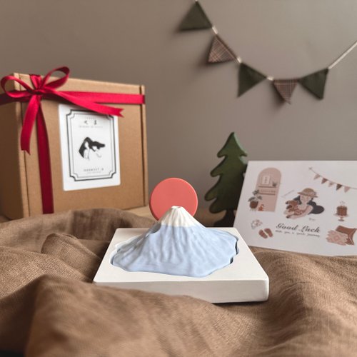 月落屋 Moonset.B 【客製文字】日本富士山 擴香石 精油 香氛 生日 禮盒 伴手禮