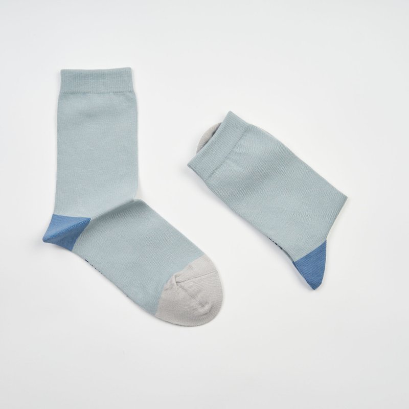 Modal socks- lake blue - ถุงเท้า - ผ้าฝ้าย/ผ้าลินิน สีน้ำเงิน