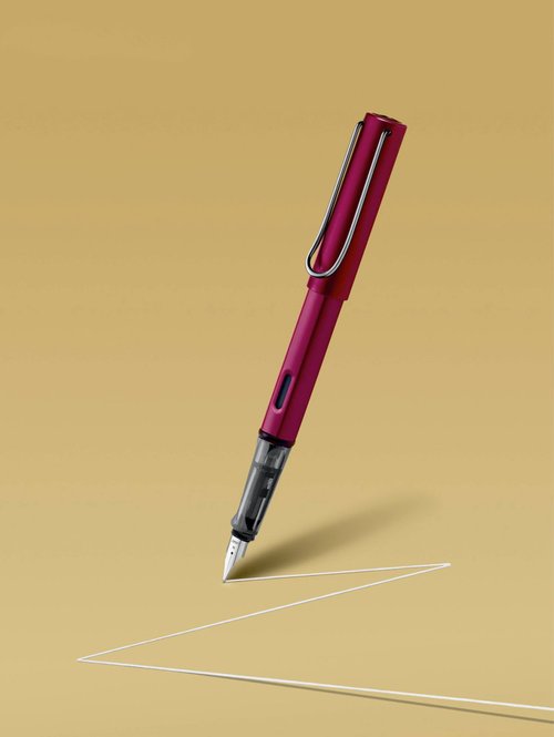 LAMY TAIWAN 官方旗艦館 LAMY AL STAR 恆星 鋼筆+筆袋禮盒 - 魔戀紫