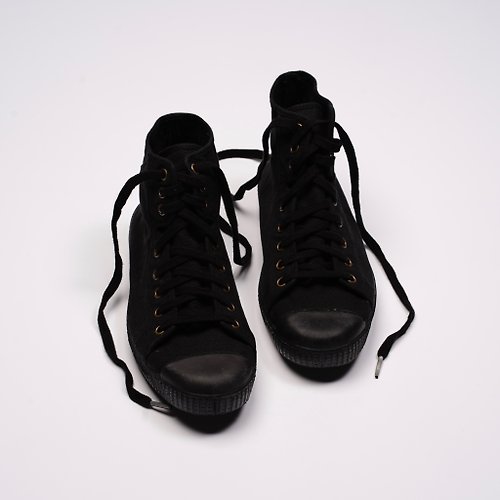 CIENTA 西班牙帆布鞋 西班牙帆布鞋 CIENTA U61997 01 黑色 黑底 經典布料 大人 高筒