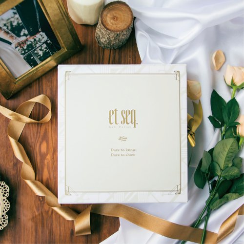 et seq. 羽毛筆指甲油 婚禮小物客製五入禮盒(10盒)