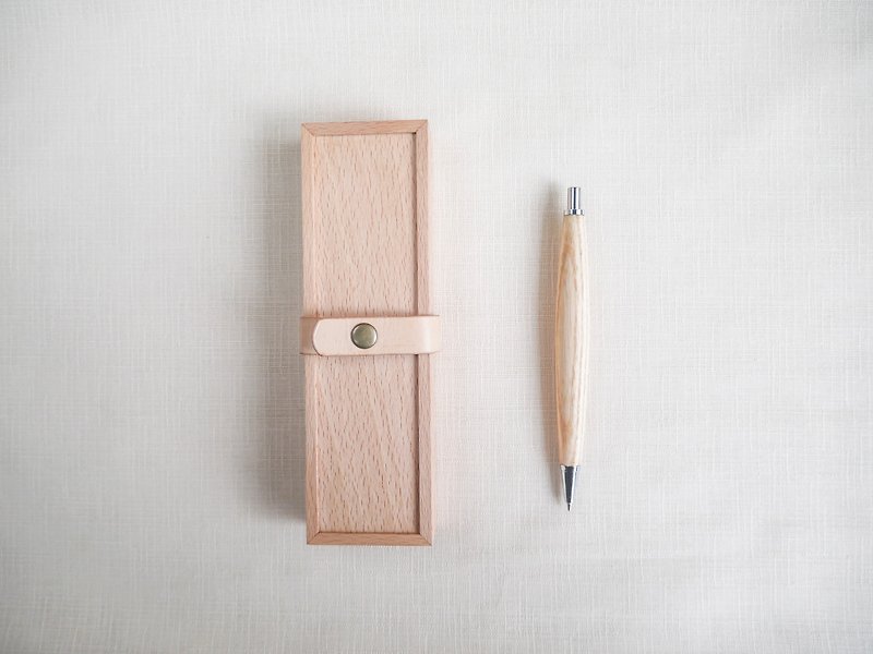 原木筆盒組/自動筆 禮物 文具 - 其他書寫用具 - 木頭 多色