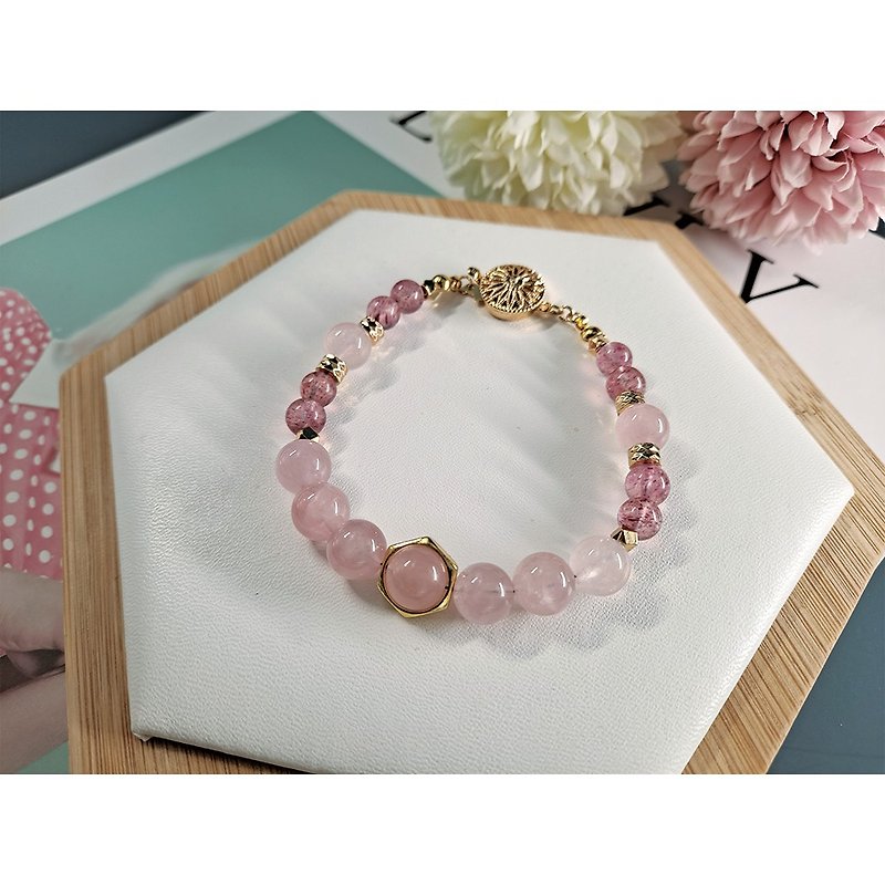 It's An+__ Pink Lady Energy Bracelet - สร้อยข้อมือ - คริสตัล 