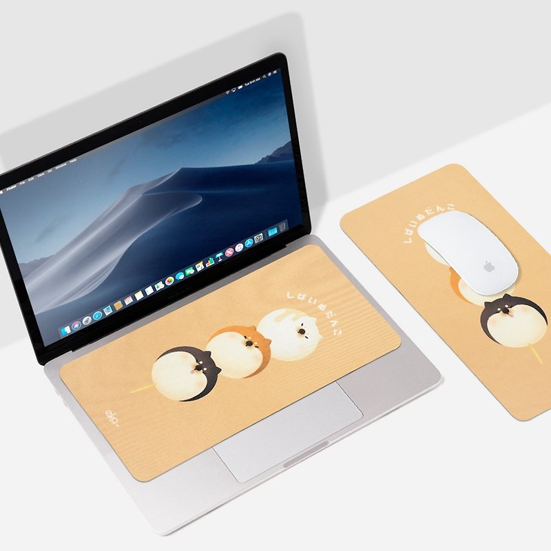 Portable ultra-thin three-in-one mouse pad - Shiba Inu Dango (standard) - แผ่นรองเมาส์ - วัสดุอื่นๆ หลากหลายสี
