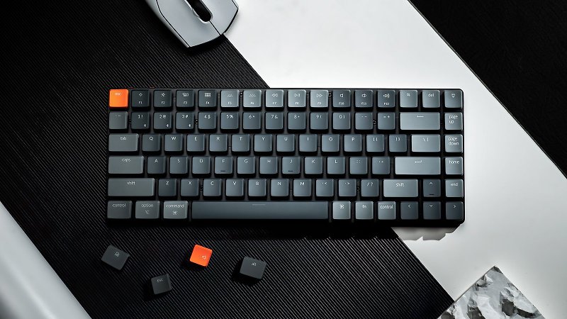 Keychron K3 RGB Ultra-slim Wireless Mechanical Keyboard - Computer Accessories - Polyester Black