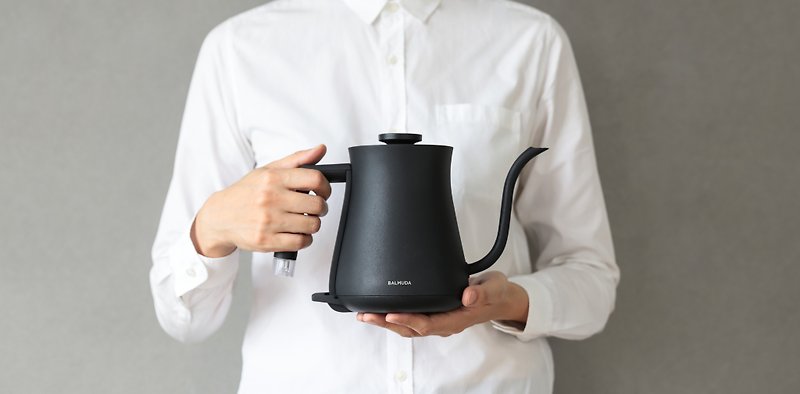 BALMUDA The Pot-前所未見的絕美手沖壺 - 咖啡壺/咖啡器具 - 其他金屬 黑色