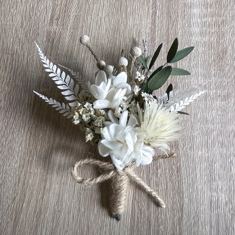 【不凋花】不凋繡球胸花加購處─單購請洽設計師 - 乾燥花/永生花 - 植物．花 