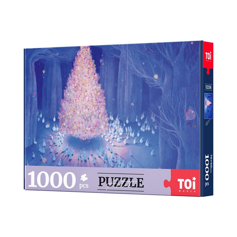 TOi圖益 【森林慶典】 拼圖1000片  DIY插畫桌遊新年婦女節禮盒 - 拼圖 - 紙 多色