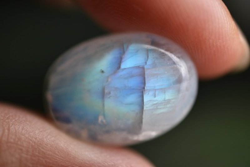 Rainbow Schiller Moonstone Loose S717 - Metalsmithing/Accessories - Stone Transparent