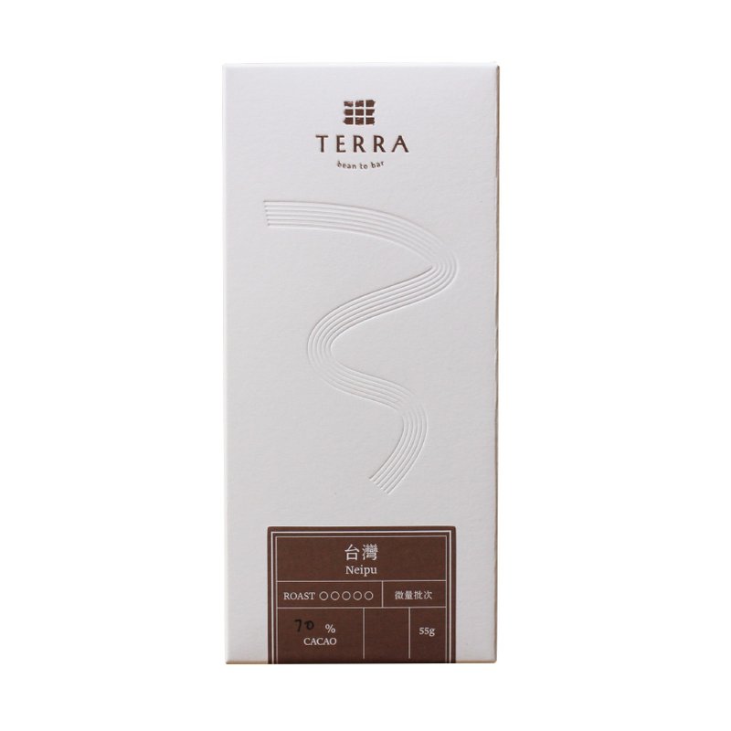 TERRA 70% dark chocolate from a single production area-Taiwan - ช็อกโกแลต - อาหารสด สีนำ้ตาล