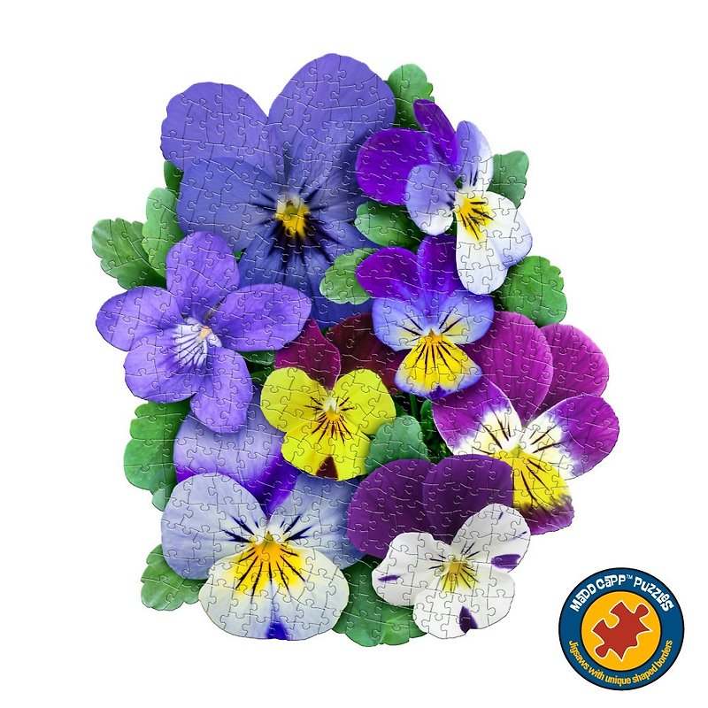 I AM Floral Jigsaw Puzzle, I Am Violet, Series 350 | Extreme Realistic Flowers - เกมปริศนา - กระดาษ สีม่วง