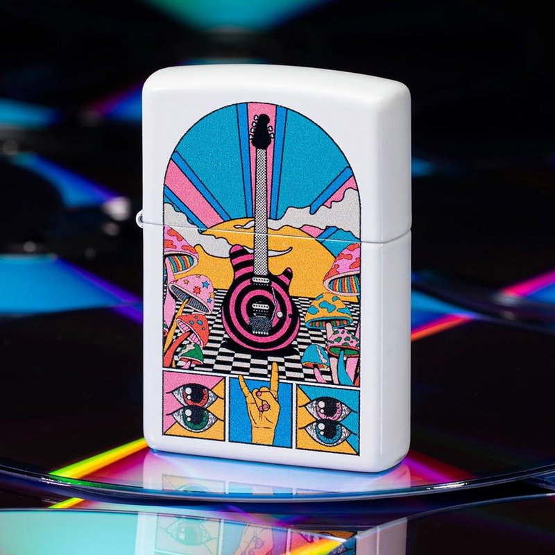 【ZIPPO官方旗艦店】復古音樂設計防風打火機 46167 - 其他 - 銅/黃銅 多色