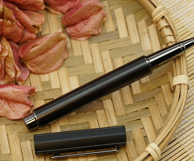 5度木製手作り木製ボールペン（紫白檀）木製ペン手作り木製ペン