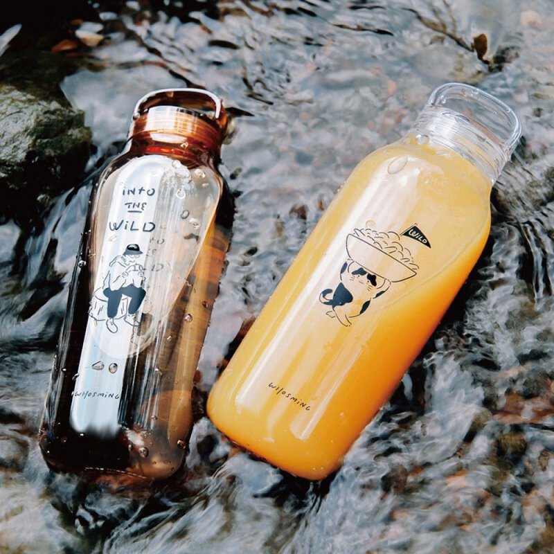 日本KINTO WHOSMiNG 聯名 WATER BOTTLE輕水瓶500ml / 共2色 - 其他杯子 - 塑膠 