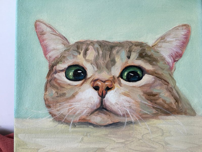 catoilpainting - Customized Portraits - Cotton & Hemp 