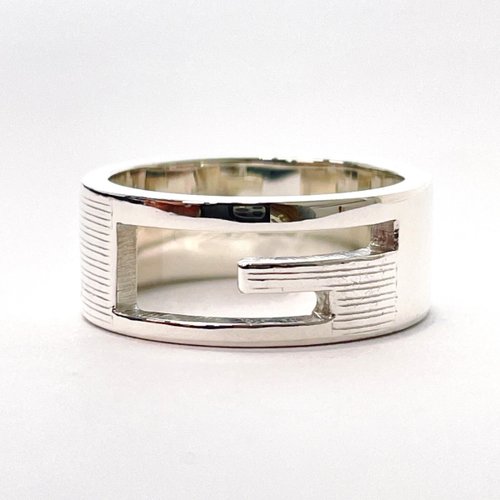 jp-brands 【日本直送 中古美品】12號 グッチ GUCCI リング・指輪 ブランデッド カットアウトG