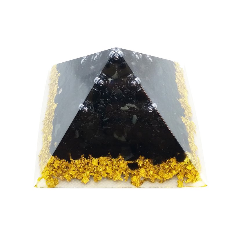 【宇能奧崗】太赫茲, 黑曜石,避煞防負能, 轉換電磁波負 - 擺飾/家飾品 - 水晶 黑色