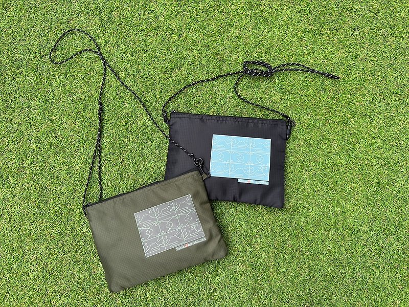 flower lover sacoche - Messenger Bags & Sling Bags - Polyester Black
