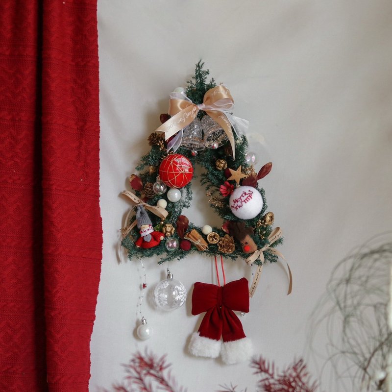 【遇見恆久】時光的信件日本進口永生不凋雪松聖誕掛飾 - 乾燥花/永生花 - 植物．花 