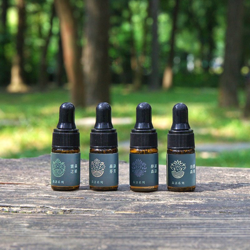 Forest Language‧Car Fragrance Compound Essential Oil Set | The smell of Taiwan's forests | Taiwan essential oils - น้ำหอม - น้ำมันหอม 