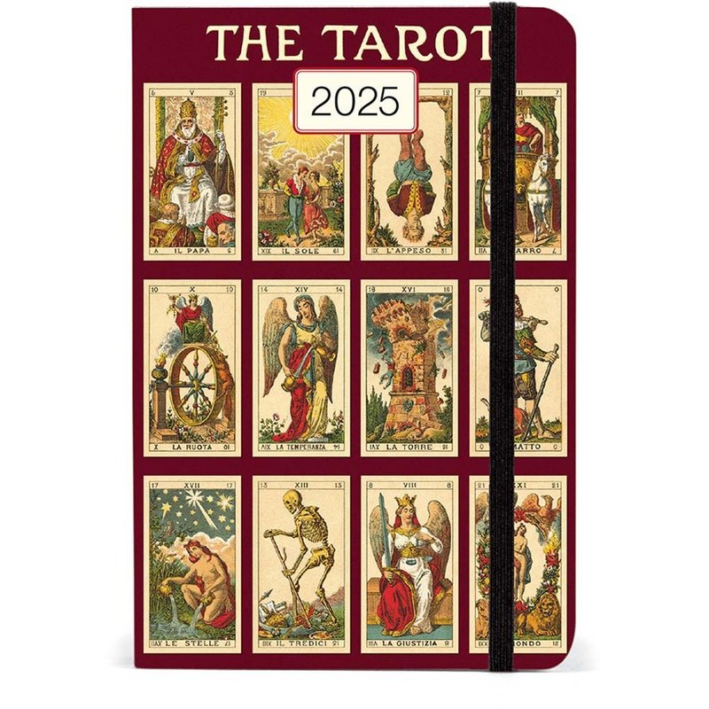 Cavallini & Co. 2025 Weekly Planner_Tarot Cards_A6 - สมุดบันทึก/สมุดปฏิทิน - กระดาษ หลากหลายสี