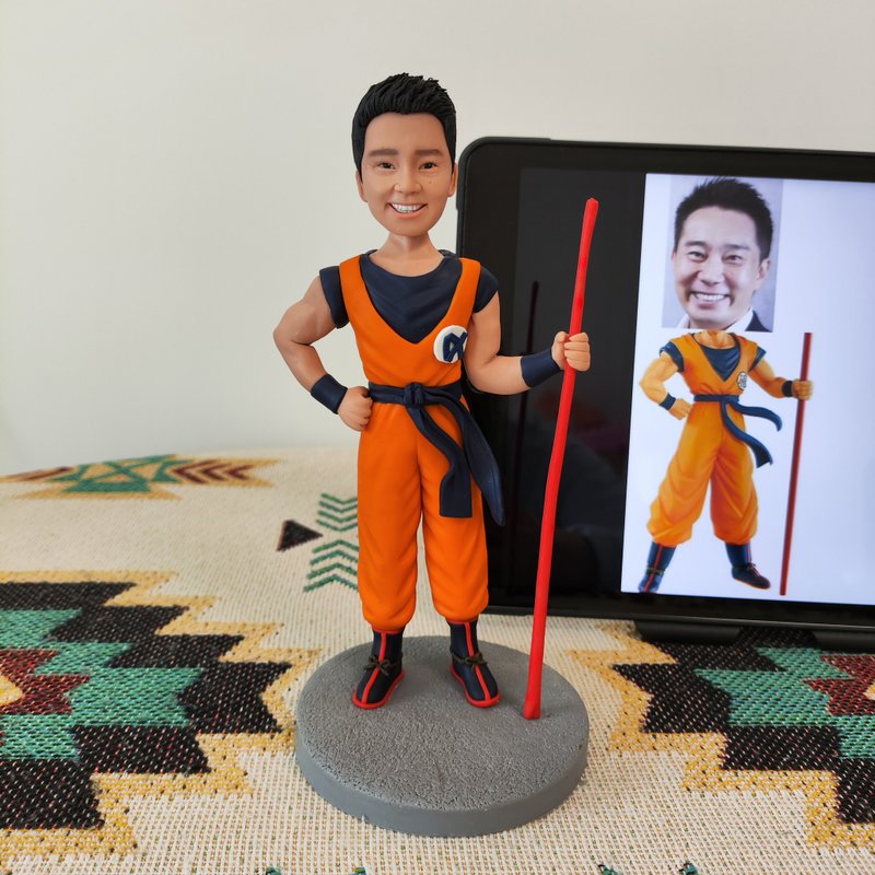 客制化人物公仔 人偶 3D人像畫 似顏繪 肖像 定制 生日 紀念 禮物 - 公仔/玩偶 - 黏土 多色