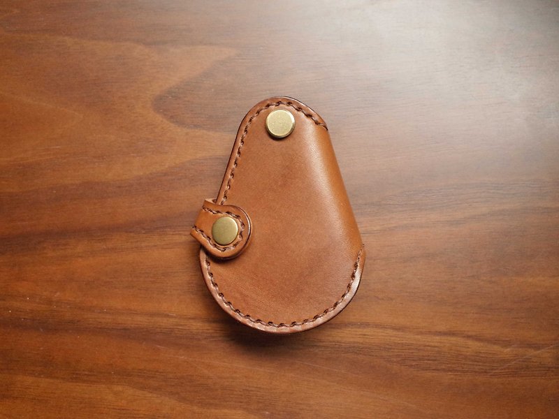GOGORO EC-05 Ai-1 motorcycle key leather case-key bag-brown - ที่ห้อยกุญแจ - หนังแท้ สีนำ้ตาล