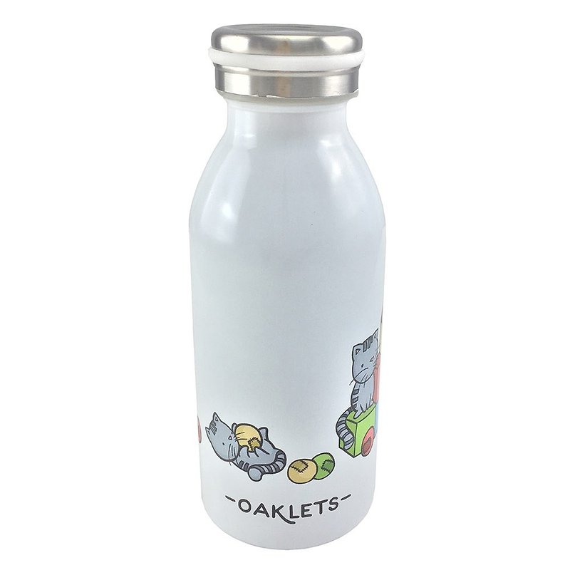 新年シリーズ -  [猫が遊ぶ] -Oaklets-魔法瓶（小/ 350ミリリットル） - その他 - 金属 多色