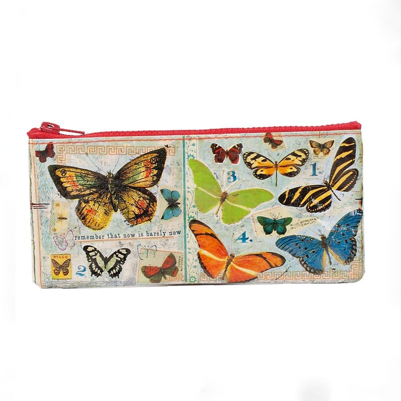 Blue Q Pencil Case - Butterfly Society Butterfly Fly - Pencil Cases - Polyester Transparent